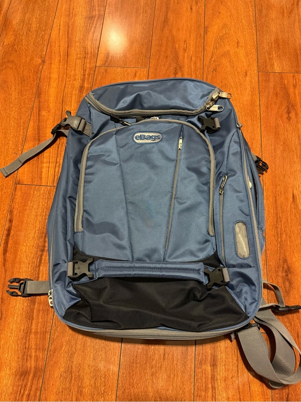 eBags Men's Blue Travel Backpack